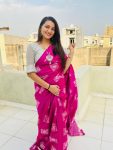 FASHIONABLE BANARASI SOFT SILK WEAVING WORK SAREE WITH UNSTITCHED BLOUSE PINK