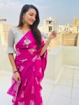 FASHIONABLE BANARASI SOFT SILK WEAVING WORK SAREE WITH UNSTITCHED BLOUSE FESTIVAL WEAR WHOLESALE PRICE ETHNICGARMENT (2)