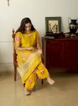 FASHIONABLE CREPE SILK EMBROIDERY SEQUENCE WORK TOP PALAZZO WITH DUPATTA FESTIVE WEAR WHOLESALE PRICE ETHNIC GARMENT (2)