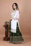 FASHIONABLE GEORGETTE EMBROIDERY SEQUENCE WORK TOP SHARARA WITH DUPATTA FESTIVE WEAR WHOLESALE PRICE ETHNIC GARMENT (13)