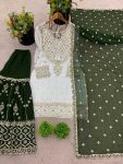 FASHIONABLE GEORGETTE EMBROIDERY SEQUENCE WORK TOP SHARARA WITH DUPATTA FESTIVE WEAR WHOLESALE PRICE ETHNIC GARMENT (13)
