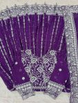 FASHIONABLE GEORGETTE THREAD AND SEQUENCE WITH RIVET MOTI WORK GOWN BOTTOM WITH DUPATTA FESTIVE WEAR WHOLESALE PRICE ETHNIC GARMENT (2)