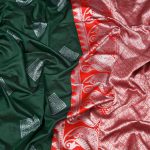 FASHIONABLE SOFT LICHI SILK JACQUARD WORK SAREE WITH UNSTITCHED BLOUSE CASUAL WEAR WHOLESALE PRICE ETHNIC GARMENT (3)
