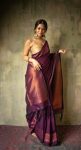 FASHIONABLE SOFT LICHI SILK JACQUARD WORK SAREE WITH UNSTITCHED BLOUSE WEDDING WEAR WHOLESALE PRICE ETHNIC GARMENT (2)