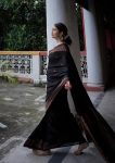 FASHIONABLE SOFT LICHI SILK JACQUARD WORK SAREE WITH UNSTITCHED BLOUSE WEDDING WEAR WHOLESALE PRICE ETHNIC GARMENT (19)