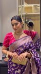 GEORGEOUS SOFT LICHI SILK JACQUARD WORK SAREE WITH UNSTITCHED BLOUSE FESTIVAL WEAR WHOLESALE PRICE ETHNICGARMENT (2)