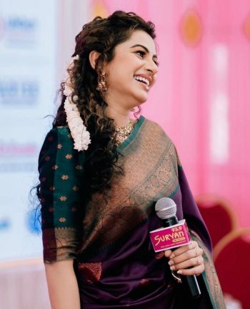 GEORGEOUS SOFT LICHI SILK JACQUARD WORK  SAREE WITH UNSTITCHED BLOUSE PURPLE