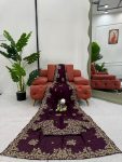 GORGEOUS RANGOLI SILK CODING AND SEQUNCE WORK SAREE WITH UNSTITCHED BLOUSE WEDDING WEAR WHOLESALE PRICE ETHNIC GARMENT (9)