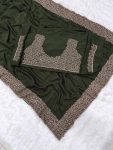 LATEST BLOOMING VICHITRA EMBROIDERY ZARI THREAD WORK SAREE WITH UNSTITCHED BLOUSE DAILY WEAR WHOLESALE PRICE ETHNIC GARMENT (6)