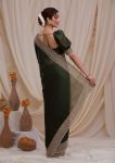 LATEST BLOOMING VICHITRA EMBROIDERY ZARI THREAD WORK SAREE WITH UNSTITCHED BLOUSE DAILY WEAR WHOLESALE PRICE ETHNIC GARMENT (6)