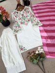 LATEST CREPE SILK EMBROIDERY SEQUENCE WORK TOP PATIYALA WITH DUPATTA FESTIVAL WEAR WHOLESALE PRICE ETHNIC GARMENT (21)