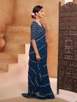 LATEST GEORGETTE EMBROIDERY WORK SAREE WITH UNSTITCHED BLOUSE DAILY WEAR WHOLESALE PRICE ETHNICGARMENT (6)