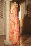 LATEST GEORGETTE HEAVY DIGITAL PRINT SAREE WITH UNSTITCHED BLOUSE DAILY WEAR WHOLESALE PRICE ETHNIC GARMENT (2)