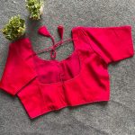 LATEST MALAI SATIN PLAIN STITCHED BLOUSE FESTIVE WEAR WHOLESALE PRICE ETHNIC GARMENT (11)