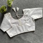 LATEST MALAI SATIN PLAIN STITCHED BLOUSE FESTIVE WEAR WHOLESALE PRICE ETHNIC GARMENT (14)