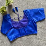 LATEST MALAI SATIN PLAIN STITCHED BLOUSE FESTIVE WEAR WHOLESALE PRICE ETHNIC GARMENT (2)