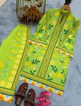 LATEST NATURAL CREPE DIGITAL PRINT WORK TOP PALAZZO SET CASUAL WEAR WHOLESALE PRICE ETHNIC GARMENT (10)