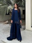 LATEST NATURALCREPE SILK EMBROIDERY SEQUENCE WORK TOP PATIYALA WITH DUPATTA FESTIVE WEAR WHOLESALE PRICE ETHNIC GARMENT(18)
