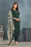 LATEST ROMAN SILK DIGITAL PRINTED TOP BOTTOM WITH DUPATTA FESTIVE WEAR WHOLESALE PRICE ETHNIC GARMENT (5)