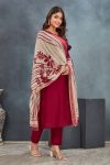 LATEST ROMAN SILK DIGITAL PRINTED TOP BOTTOM WITH DUPATTA FESTIVE WEAR WHOLESALE PRICE ETHNIC GARMENT (4)