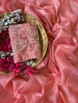 LATEST SOFT CANDY CRUSH BEADS WORK SAREE WITH UNSTITCHED BLOUSE DAILY WEAR WHOLESALE PRICE ETHNIC GARMENT (32)