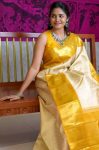 LATEST SOFT LICHI SILK JACQUARD WORK SAREE WITH UNSTITCHED BLOUSE DAILY WEAR WHOLESALE PRICE ETHNIC GARMENT (6)
