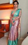 LATEST SOFT LICHI SILK JACQUARD WORK SAREE WITH UNSTITCHED BLOUSE BABY PINK