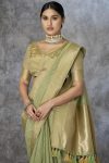 LETEST KHADI COTTON WEAVING WORK SAREE WITH UNSTITCHED BLOUSE WEEDING WEAR WHOLESALE PRICE ETHNICGARMENT (11)