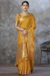 LETEST KHADI COTTON WEAVING WORK SAREE WITH UNSTITCHED BLOUSE WEEDING WEAR WHOLESALE PRICE ETHNICGARMENT (5)