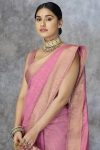 LETEST KHADI COTTON WEAVING WORK SAREE WITH UNSTITCHED BLOUSE WEEDING WEAR WHOLESALE PRICE ETHNICGARMENT (9)
