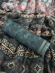 LUXURY HANDLOOM LINEN COTTON DIGITAL PRINTED SAREE WITH UNSTITCHED BLOUSE DAILY WEAR WHOLESALE PRICE ETHNIC GARMENT (3)