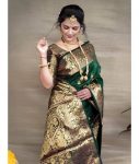 LUXURY SOFT LICHI SILK JACQUARD WORK SAREE WITH UNSTITCHED BLOUSE RECEPTION WEARWHOLESALE PRICE ETHNIC GARMENT (4)