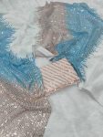 MODERN SOFT GEORGETTE SHADED SEQWANCE WORK SAREE WITH UNSTITCHED BLOUSE PARTY WEAR WHOLESALE PRICE ETHNICGARMENT (5)