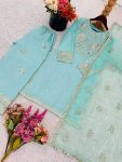 MOST PICKED CHINON SILK EMBROIDERY SEQUENCE WORK TOP PALAZZO WITH DUPATTA FESTIVE WEAR WHOLESALE PRICE ETHNIC GARMENT (3)