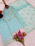 MOST PICKED CHINON SILK EMBROIDERY SEQUENCE WORK TOP PALAZZO WITH DUPATTA FESTIVE WEAR WHOLESALE PRICE ETHNIC GARMENT (3)