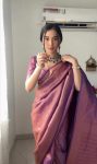 MOST PICKED COTTON SILK WEAVING WORK SAREE WITH UNSTITCHED BLOUSE WHOLESALE PRICE ETHNIC GARMENT (6)