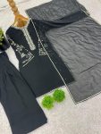 MOST PICKED FAUX GEORGETTE EMBROIDERY SEQUENCE WORK TOP PATIYALA WITH DUPATTA PARTY WEAR WHOLESALE PRICE ETHNIC GARMENT (3)