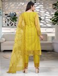 MOST PICKED NET EMBROIDERY WORK TOP BOTTOM WITH DUPATTA FESTIVE WEAR WHOLESALE PRICE ETHNIC GARMENT (2)