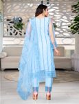 MOST PICKED NET EMBROIDERY WORK TOP BOTTOM WITH DUPATTA FESTIVE WEAR WHOLESALE PRICE ETHNIC GARMENT (14)