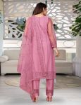 MOST PICKED NET EMBROIDERY WORK TOP BOTTOM WITH DUPATTA FESTIVE WEAR WHOLESALE PRICE ETHNIC GARMENT (8)