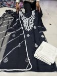 MOST PICKED RAYON COTTON CHIKANKARI STYLE EMBROIDERY WORK TOP BOTTOM WITH DUPATTA FESTIVE WEAR WHOLESALE PRICE ETHNIC GARMENT (7)