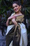 MOST PICKED SOFT LICHI SILK JACQUARD WORK SAREE WITH UNSTITCHED BLOUSE FESTIVAL WEAR WHOLESALE PRICE ETHNIC GARMENT (5)
