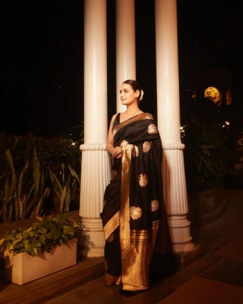 NEW AARIVAL BANARASI SOFT SILK SAREE WEAVING WORK SAREE WITH UNSTITCHED BLOUSE BLACK