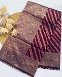 NEW ARRIVAL BANARASI SOFT SILK ZARI WEAVING WORK SAREE WITH UNSTITCHED BLOUSE WEDDING WEAR WHOLESALE PRICE ETHNIC GARMENT (6)