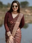 NEW ARRIVAL BANARASI SOFT SILK ZARI WEAVING WORK SAREE WITH UNSTITCHED BLOUSE WEDDING WEAR WHOLESALE PRICE ETHNIC GARMENT (6)