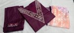 NEW ARRIVAL CHANDERI EMBROIDERY WORK TOP BOTTOM WITH DUPATTA FESTIVE WEAR WHOLESALE PRICE ETHNIC GARMENT (12)
