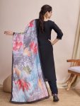NEW ARRIVAL CHANDERI EMBROIDERY WORK TOP BOTTOM WITH DUPATTA FESTIVE WEAR WHOLESALE PRICE ETHNIC GARMENT (3)