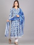 NEW ARRIVAL COTTON DIGITAL PRINTED ANARKALI TOP BOTTOM WITH DUPATTA FESTIVE WEAR WHOLESALE PRICE ETHNIC GARMENT (5)