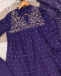 NEW ARRIVAL COTTON EMBROIDERY WORK TOP BOTTOM WITH DUPATTA FESTIVE WEAR WHOLESALE PRICE ETHNIC GARMENT (3)