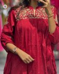 NEW ARRIVAL COTTON EMBROIDERY WORK TOP BOTTOM WITH DUPATTA FESTIVE WEAR WHOLESALE PRICE ETHNIC GARMENT (6)
